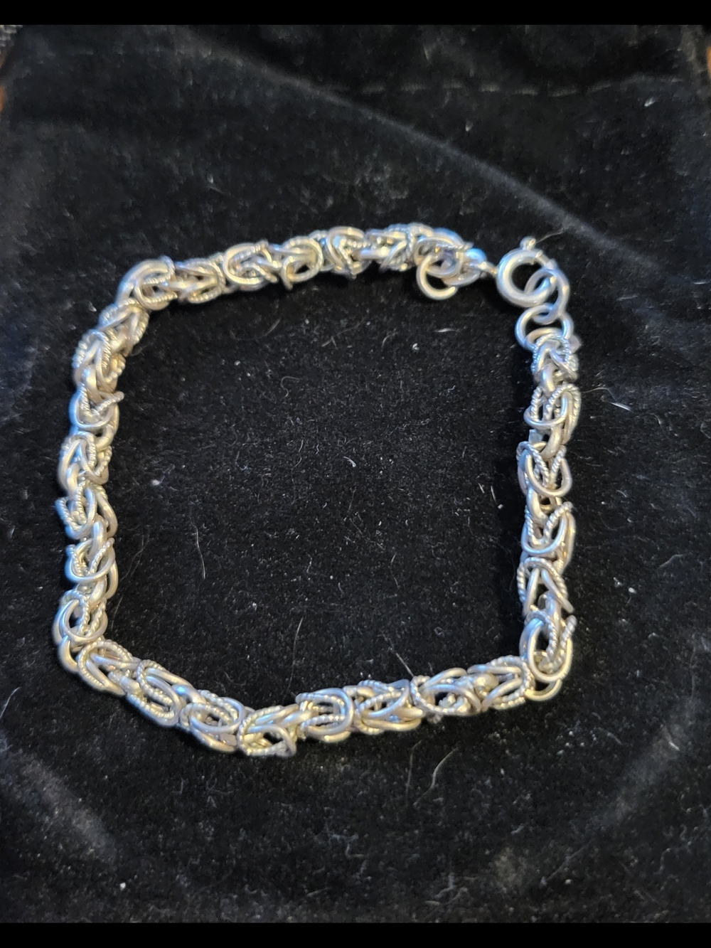 Byzantine Chain Mail Bracelet, 925